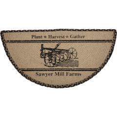 90623-Sawyer-Mill-Charcoal-Plow-Braided-Jute-Half-Round-Farmhouse-Entryway-Accent-Rug-16.5x33-Indoor-Mat-2-PC-BOGO-Bundle-image-1
