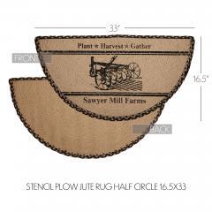 90623-Sawyer-Mill-Charcoal-Plow-Braided-Jute-Half-Round-Farmhouse-Entryway-Accent-Rug-16.5x33-Indoor-Mat-2-PC-BOGO-Bundle-image-3