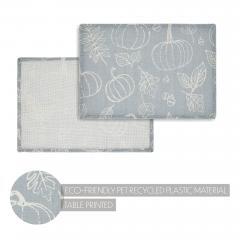 90625-Farmhouse-Fall-Harvest-Grey-Cotton-Pumpkin-Silhouette-Placemat-Set-of-2-13x19-inch-Autumn-Thanksgiving-Dining-Table-Decor-4-PC-BOGO-Bundle-image-2