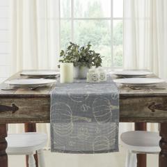 90628-Autumn-Harvest-Grey-Pumpkin-Silhouette-Table-Runner-12x48-Inch-Seasonal-Fall-Halloween-Kitchen-Dining-Decor-2-PC-BOGO-Bundle-image-3