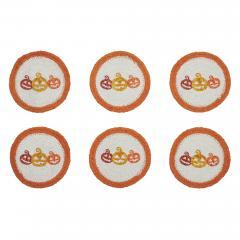 90632-Country-Rustic-Farmhouse-Halloween-Fall-Stencil-Drink-Coaster-Set-of-6-Decorative-Seasonal-Table-Protection-Accents-12-PC-Bundle-image-1