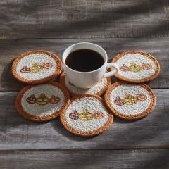 90632-Country-Rustic-Farmhouse-Halloween-Fall-Stencil-Drink-Coaster-Set-of-6-Decorative-Seasonal-Table-Protection-Accents-12-PC-Bundle-image-3