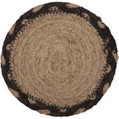 90633-Sawyer-Mill-Charcoal-Farmhouse-Rustic-Braided-Jute-Round-Drink-Coaster-Set-of-61-2-PC-BOGO-Bundle-image-6