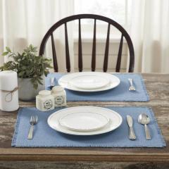 90634-Burlap-Blue-Placemat-Set-of-6-Fringed-13x191-2-PC-BOGO-Bundle-image-3