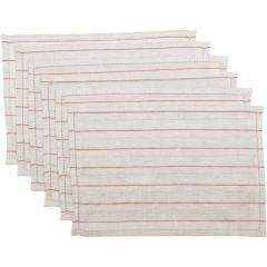 90638-Charley-Red-Placemat-Set-of-6-12x181-2-PC-BOGO-Bundle-image-2