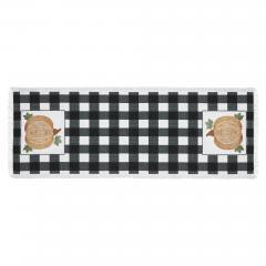 90534-Annie-Black-Check-Pumpkin-Fall-Harvest-Farmhouse-Table-Runner-8x24-Inch-Buffalo-Plaid-2-PC-BOGO-Bundle-image-1