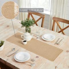 90663-Greetings-Jute-Burlap-Tan-Runner-12x36-2-PC-BOGO-Bundle-image-2
