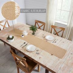 90665-Greetings-Jute-Burlap-Tan-Runner-12x72-2-PC-BOGO-Bundle-image-2
