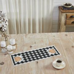 90534-Annie-Black-Check-Pumpkin-Fall-Harvest-Farmhouse-Table-Runner-8x24-Inch-Buffalo-Plaid-2-PC-BOGO-Bundle-image-3