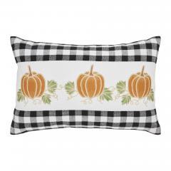 90535-Annie-Black-Check-Farmhouse-Fall-Harvest-Pumpkin-Patch-Lumbar-Throw-Pillow-14x22-2-PC-BOGO-Bundle-image-1