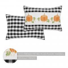 90535-Annie-Black-Check-Farmhouse-Fall-Harvest-Pumpkin-Patch-Lumbar-Throw-Pillow-14x22-2-PC-BOGO-Bundle-image-2