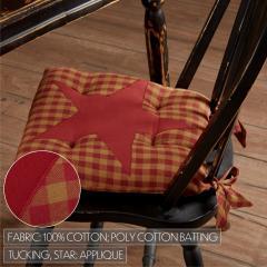 90717-Burgundy-Star-Chair-Pad-4-PC-BOGO-Bundle-image-2