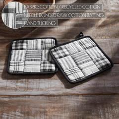 90721-Sawyer-Mill-Black-Pot-Holder-Set-of-2-8x8-4-PC-BOGO-Bundle-image-2
