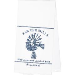 90693-Sawyer-Mill-Blue-Windmill-Muslin-Bleached-White-Tea-Towel-19x28-3-PC-BOGO-Bundle-image-1