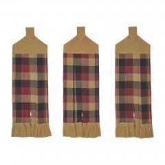 90731-Heritage-Farms-Primitive-Check-Button-Loop-Tea-Towel-Set-of-3-6-PC-BOGO-Bundle-image-5