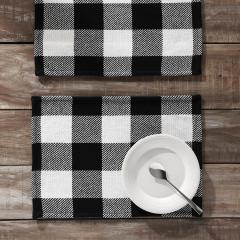 90788-Annie-Buffalo-Check-Black-Placemat-Set-of-2-13x19-8-PC-BOGO-Bundle-image-3