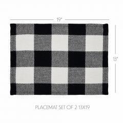 90788-Annie-Buffalo-Check-Black-Placemat-Set-of-2-13x19-8-PC-BOGO-Bundle-image-4