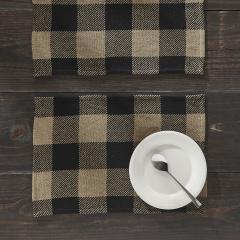 90792-Black-Check-Placemat-Set-of-2-13x19-8-PC-BOGO-Bundle-image-3