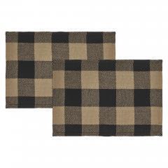 90792-Black-Check-Placemat-Set-of-2-13x19-8-PC-BOGO-Bundle-image-5