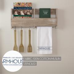 90695-Sawyer-Mill-Blue-Farmhouse-Muslin-Bleached-White-Tea-Towel-19x28-3-PC-BOGO-Bundle-image-2