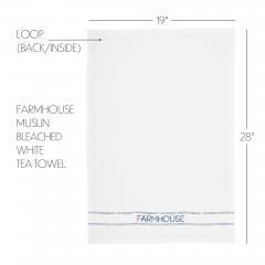90695-Sawyer-Mill-Blue-Farmhouse-Muslin-Bleached-White-Tea-Towel-19x28-3-PC-BOGO-Bundle-image-4