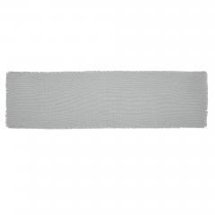 90777-Burlap-Dove-Grey-Runner-Fringed-12x48-7-PC-Bundle-image-1