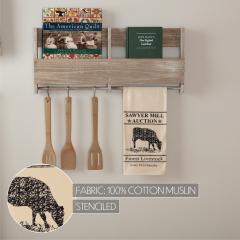 90697-Sawyer-Mill-Charcoal-Cow-Muslin-Unbleached-Natural-Tea-Towel-19x28-3-PC-BOGO-Bundle-image-2