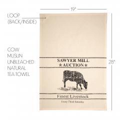 90697-Sawyer-Mill-Charcoal-Cow-Muslin-Unbleached-Natural-Tea-Towel-19x28-3-PC-BOGO-Bundle-image-4