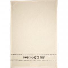 90698-Sawyer-Mill-Charcoal-Farmhouse-Muslin-Unbleached-Natural-Tea-Towel-19x28-3-PC-BOGO-Bundle-image-1