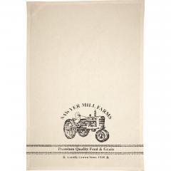 90699-Sawyer-Mill-Charcoal-Tractor-Muslin-Unbleached-Natural-Tea-Towel-19x28-3-PC-BOGO-Bundle-image-1