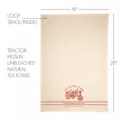 90701-Sawyer-Mill-Red-Tractor-Muslin-Unbleached-Natural-Tea-Towel-19x28-3-PC-BOGO-Bundle-image-4