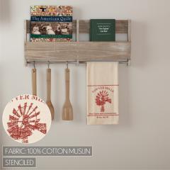 90702-Sawyer-Mill-Red-Windmill-Muslin-Unbleached-Natural-Tea-Towel-19x28-3-PC-BOGO-Bundle-image-2
