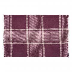 90746-Eston-Burgundy-Tan-Plaid-Runner-12x36-7-PC-Bundle-image-10