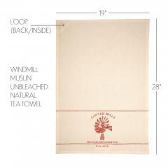 90702-Sawyer-Mill-Red-Windmill-Muslin-Unbleached-Natural-Tea-Towel-19x28-3-PC-BOGO-Bundle-image-4