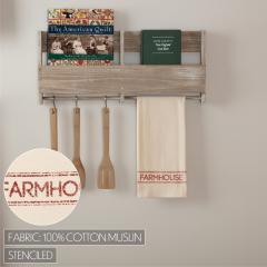 90703-Sawyer-Mill-Red-Farmhouse-Muslin-Unbleached-Natural-Tea-Towel-19x28-3-PC-BOGO-Bundle-image-2