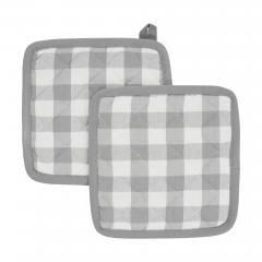 90713-Annie-Buffalo-Check-Grey-Oven-Mitt-Set-of-2-4-PC-Bundle-image-2