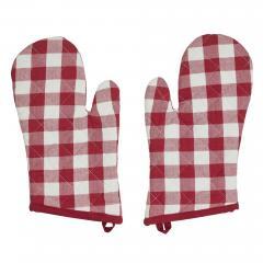 90709-Annie-Buffalo-Check-Red-Oven-Mitt-Set-of-2-4-PC-Bundle-image-1