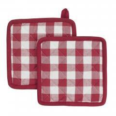 90709-Annie-Buffalo-Check-Red-Oven-Mitt-Set-of-2-4-PC-Bundle-image-2