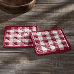90709-Annie-Buffalo-Check-Red-Oven-Mitt-Set-of-2-4-PC-Bundle-image-6