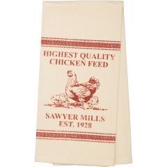 90705-Sawyer-Mill-Red-Chicken-Muslin-Unbleached-Natural-Tea-Towel-19x28-3-PC-BOGO-Bundle-image-1
