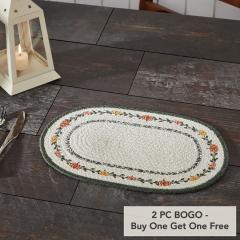 Fall Pumpkin Bounty Oval Placemat Stencil 10x15 Reusable DIY Craft & Table Decor Template (2 PC BOGO Bundle)