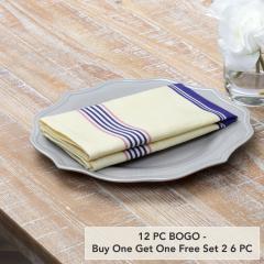 Cadence Napkin Set of 6 18x181 (2 PC BOGO Bundle)