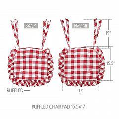 84745-Annie-Buffalo-Check-Red-Ruffled-Chair-Pad-15.5x17-image-4