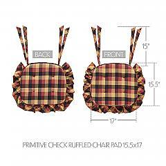 84782-Heritage-Farms-Primitive-Check-Ruffled-Chair-Pad-15.5x17-image-4