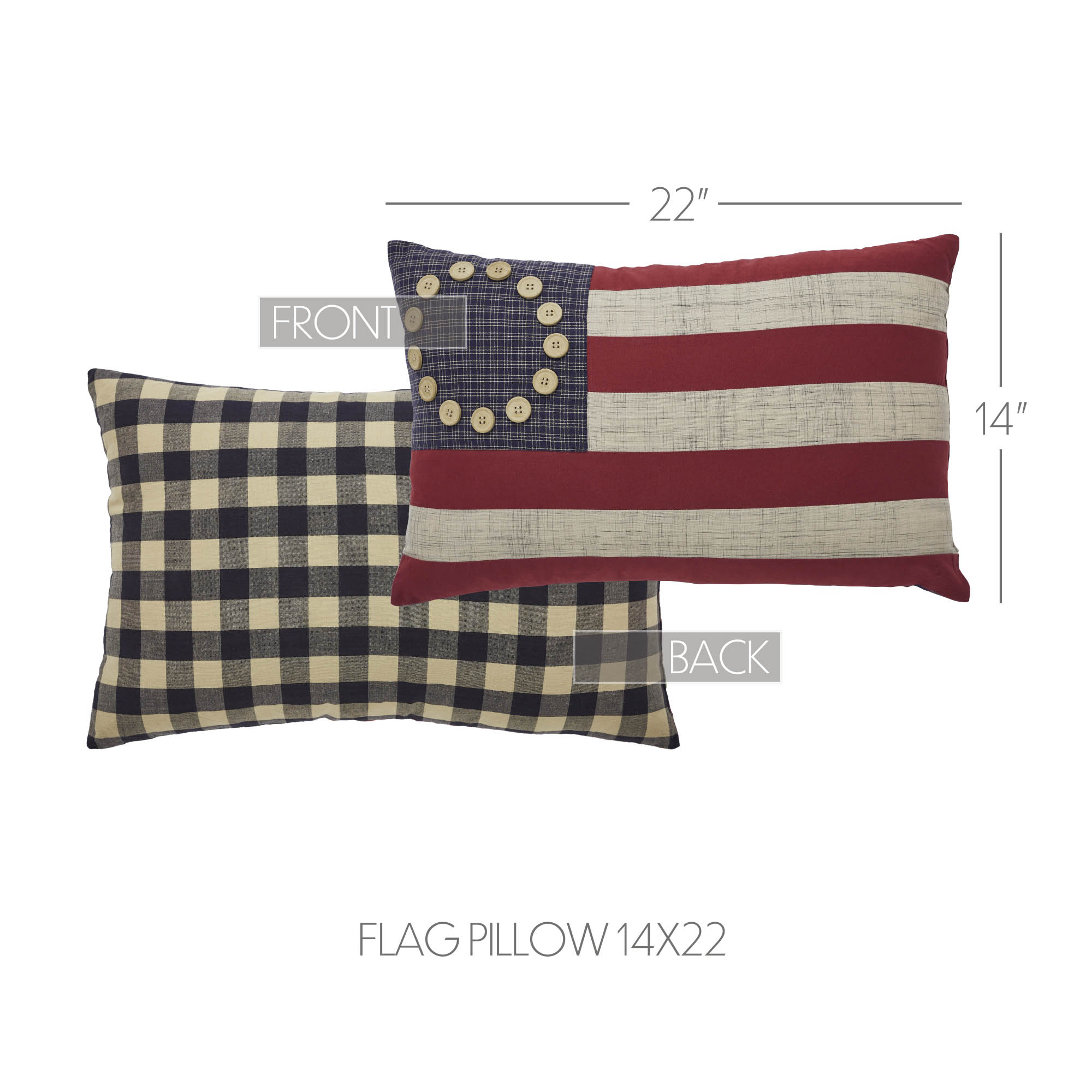 My Country Flag Pillow 14x22 - 84432