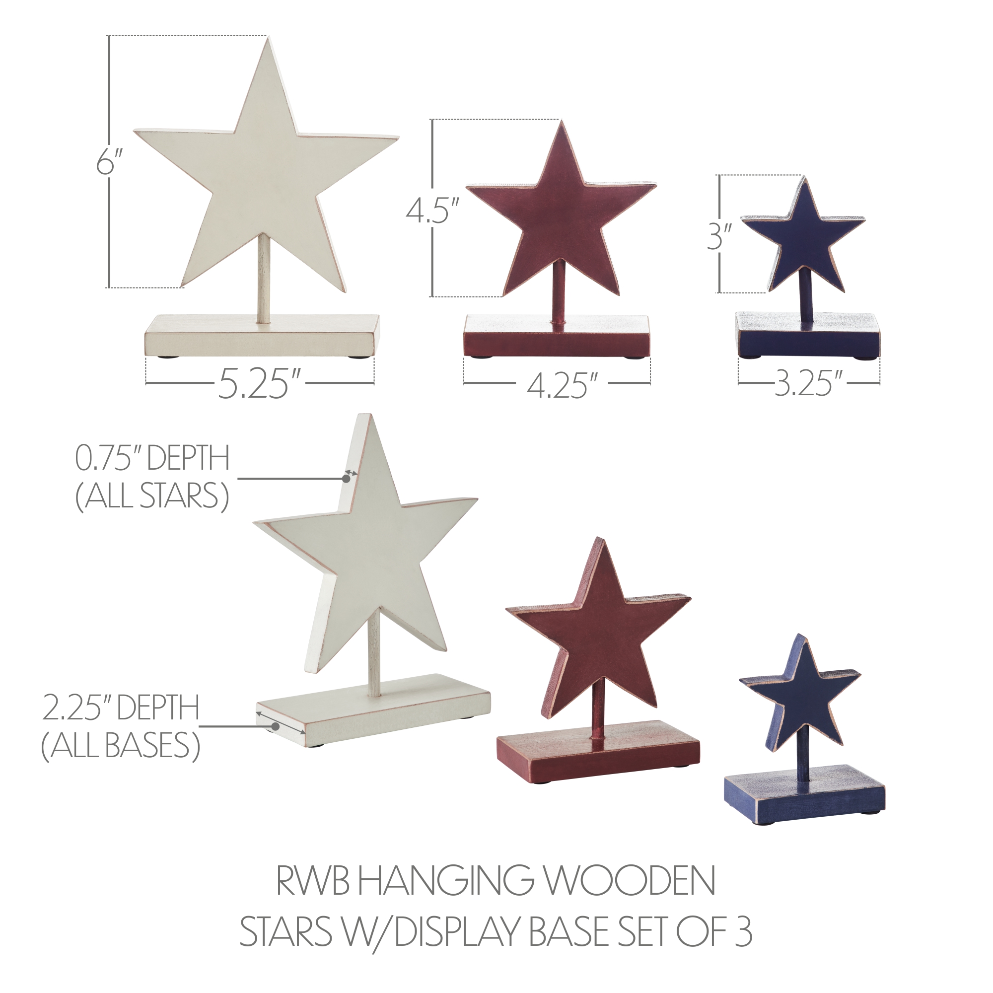 85075-RWB-Hanging-Wooden-Stars-w-Display-Base-Set-of-3-image-8