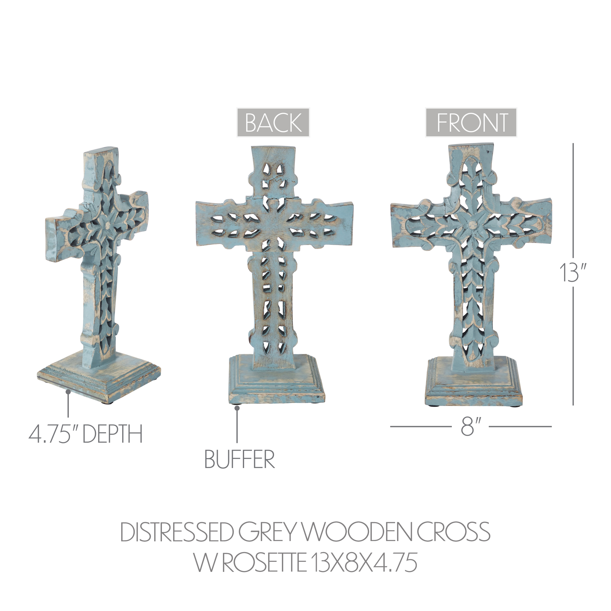 85595-Distressed-Grey-Wooden-Cross-w-Rosette-Center-Base-12-image-5