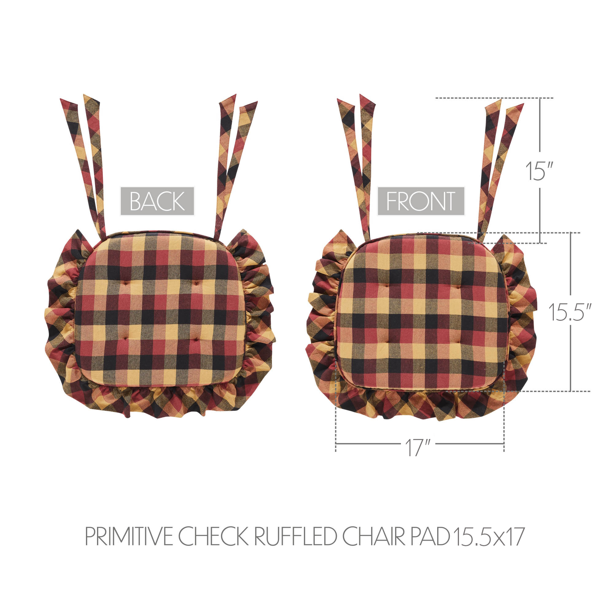 84782-Heritage-Farms-Primitive-Check-Ruffled-Chair-Pad-15.5x17-image-4