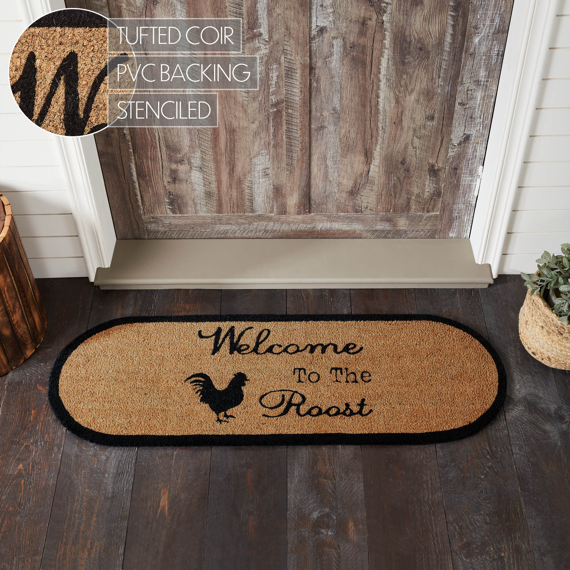 84271-Down-Home-Welcome-to-the-Roost-Coir-Rug-Oval-17x48-image-5