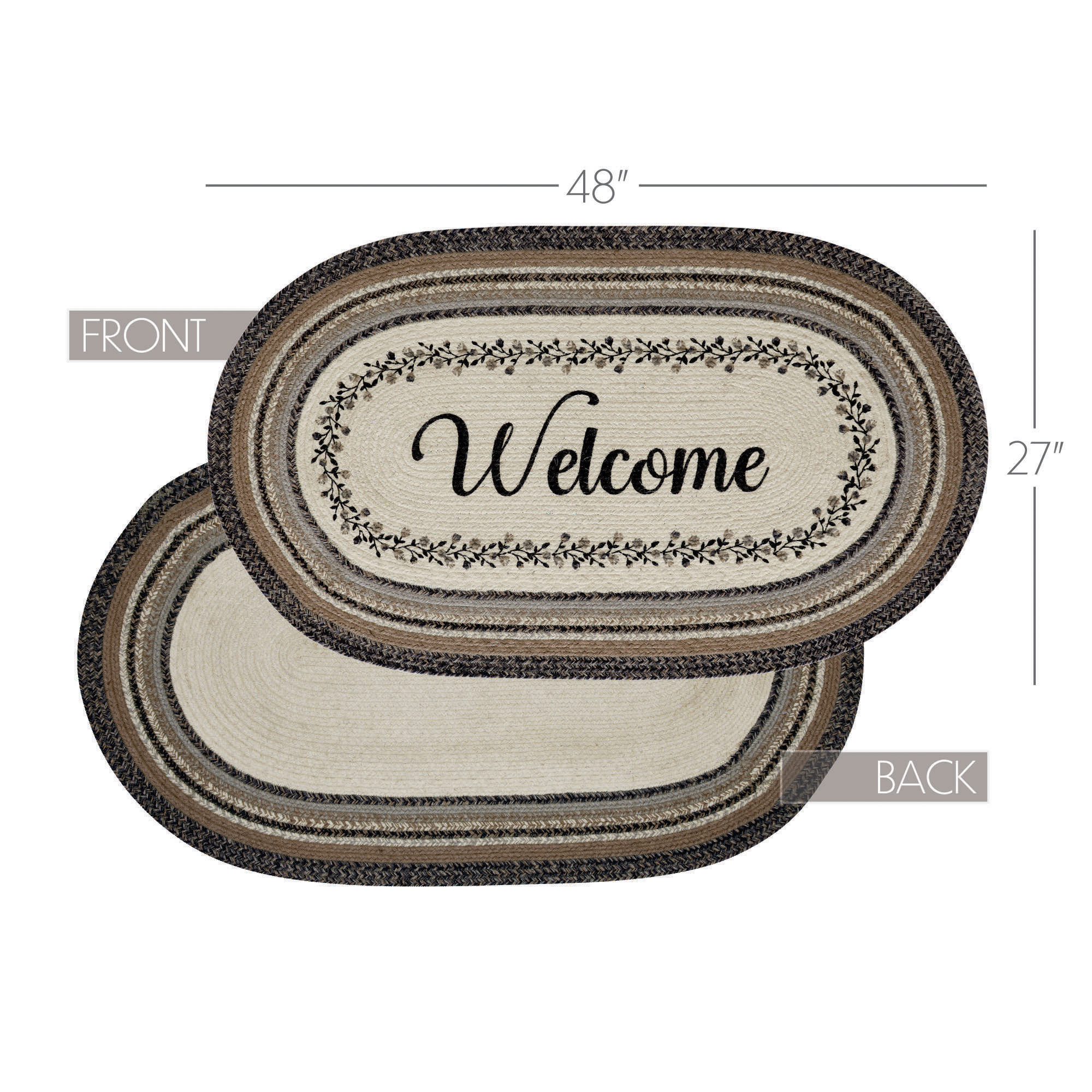 83420-Floral-Vine-Jute-Rug-Oval-Welcome-w-Pad-27x48-image-4
